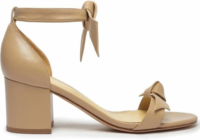 Alexandre Birman Clarita sandalen met blokhak Beige