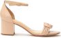 Alexandre Birman Malica sandalen met blokhak dames leerleerleer 36.5 Beige - Thumbnail 1