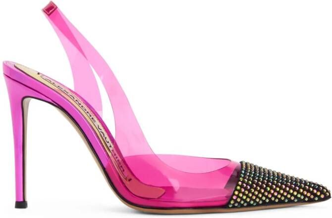 Alexandre Vauthier Pumps verfraaid met kristallen Roze