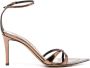 Alexandre Vauthier Leren sandalen Bruin - Thumbnail 1