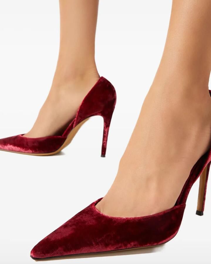 Alexandre Vauthier 105 mm pumps met stiletto-hak en puntige neus Rood - Foto 3