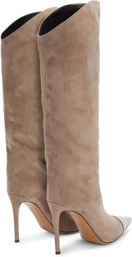 Alexandre Vauthier 110 mm Bonny laarzen Bruin - Foto 4