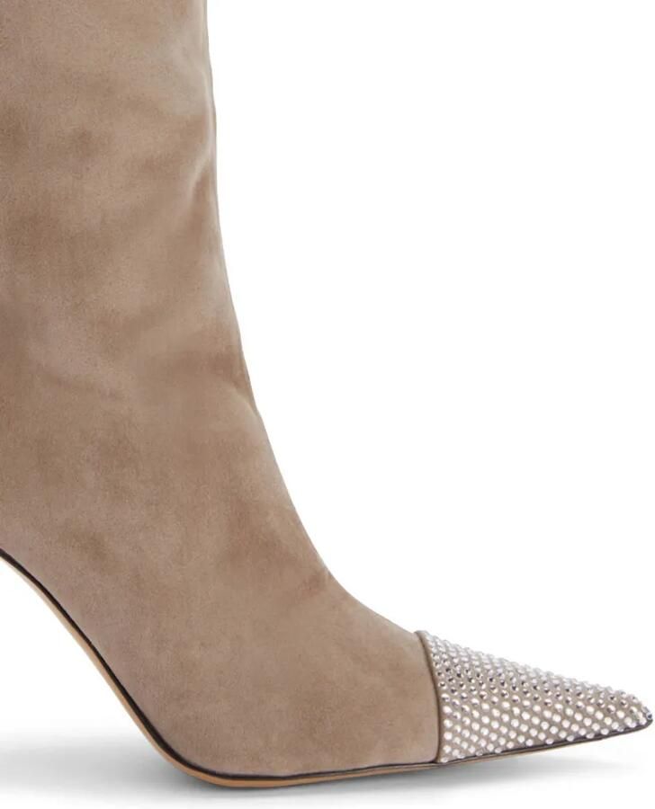 Alexandre Vauthier 110 mm Bonny laarzen Bruin - Foto 2