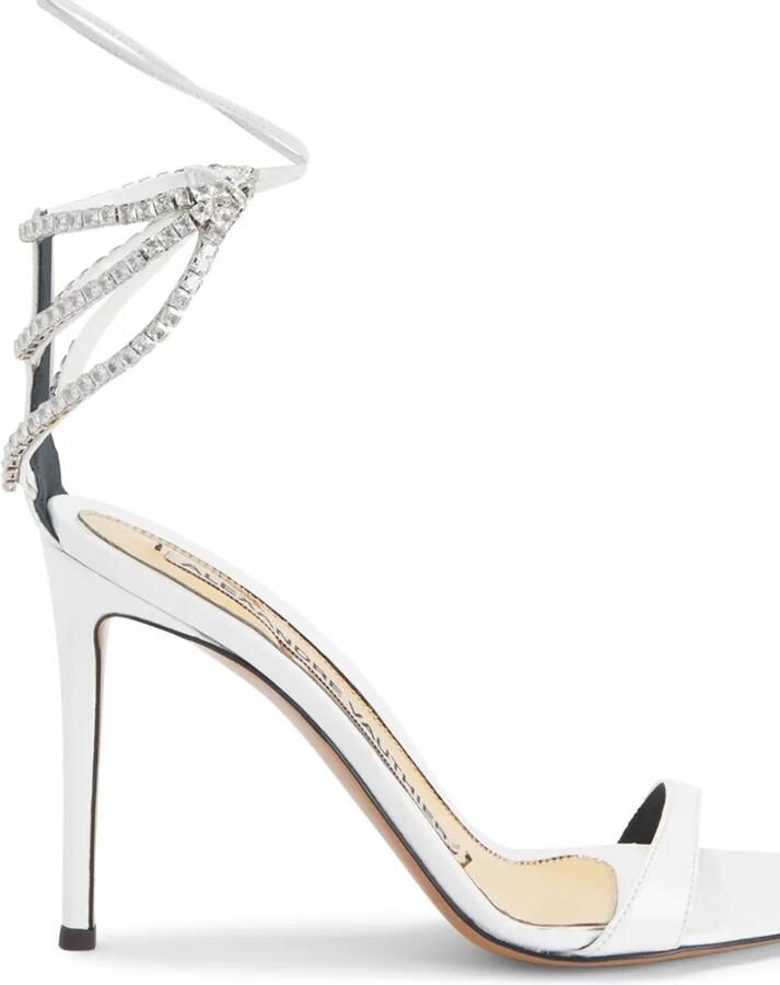 Alexandre Vauthier 111 mm sandalen met veters Wit - Foto 2