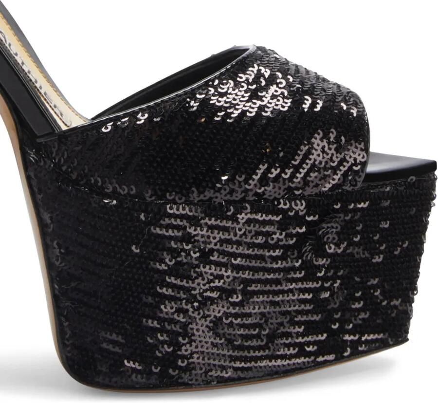 Alexandre Vauthier 160 mm sandalen met pailletten Zwart - Foto 2