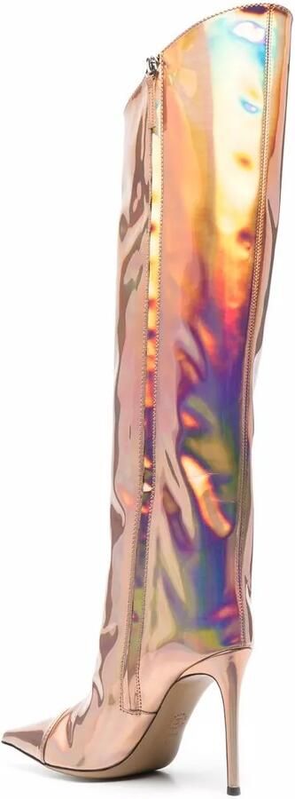 Alexandre Vauthier Knielaarzen met iriserend-effect Roze - Foto 2