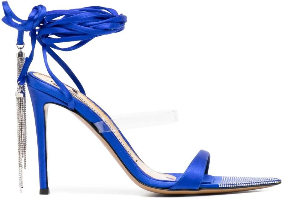 Alexandre Vauthier Leren sandalen Blauw - Foto 3