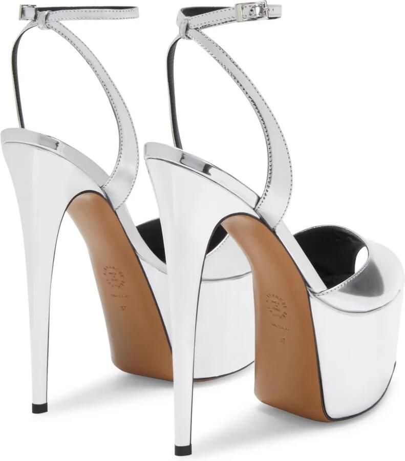 Alexandre Vauthier Sandalen met metallic afwerking Zilver - Foto 3
