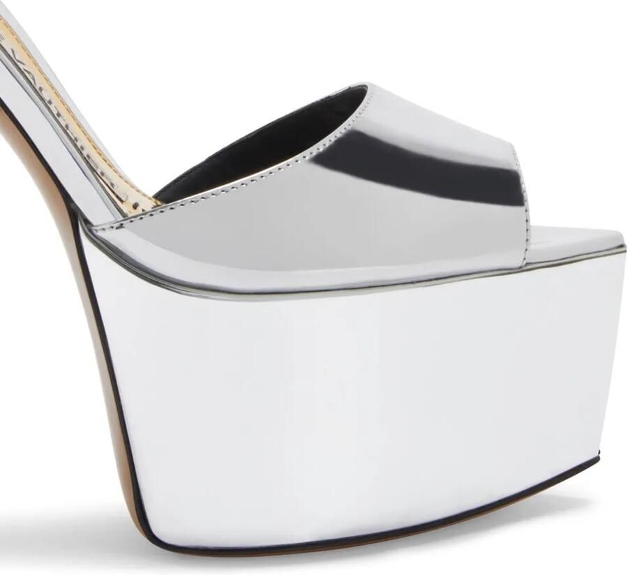 Alexandre Vauthier Sandalen met metallic afwerking Zilver - Foto 2