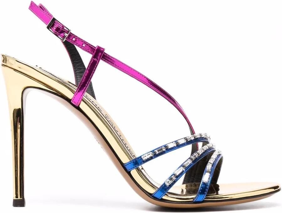 Alexandre Vauthier Sandalen met stras Roze