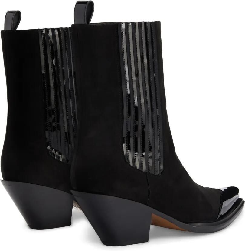 Alexandre Vauthier Suède enkellaarzen Zwart - Foto 4