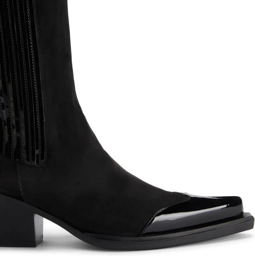 Alexandre Vauthier Suède enkellaarzen Zwart - Foto 2