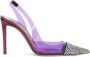 Alexandre Vauthier Amber Ghost slingback pumps Paars - Thumbnail 1