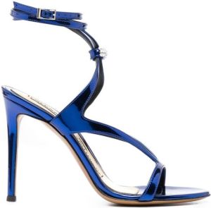 Alexandre Vauthier Sandalen verfraaid met kristallen Blauw