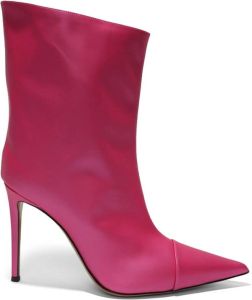 Alexandre Vauthier Enkellaarzen met puntige neus Roze