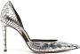 Alexandre Vauthier Leren pumps Zilver - Thumbnail 1