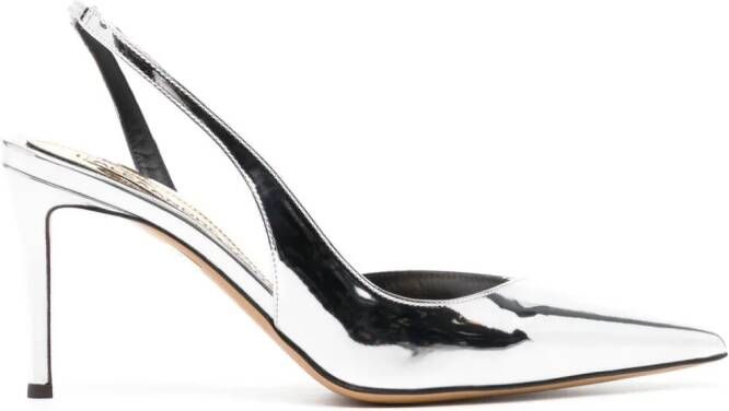 Alexandre Vauthier 80mm leren pumps met metallic-effect