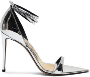Alexandre Vauthier Metallic sandalen Zilver