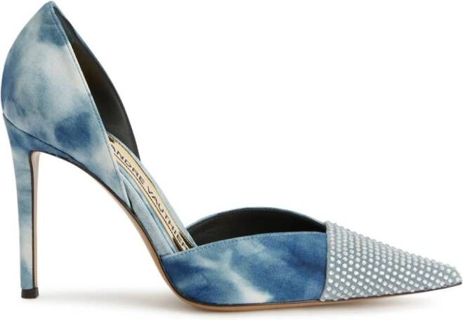 Alexandre Vauthier Pumps met tie-dye print Blauw