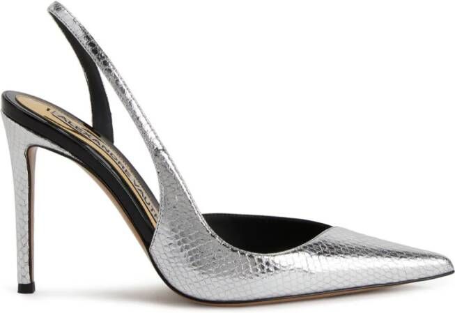 Alexandre Vauthier Leren pumps Zilver