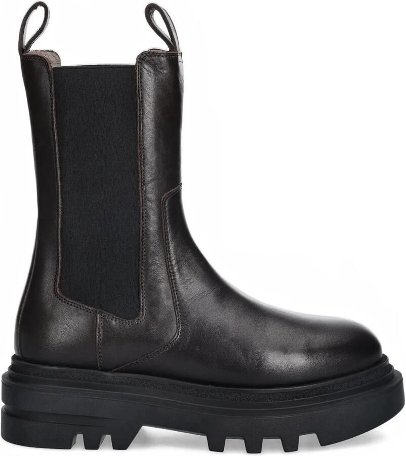 AllSaints 55 mm laarzen met treklus Bruin