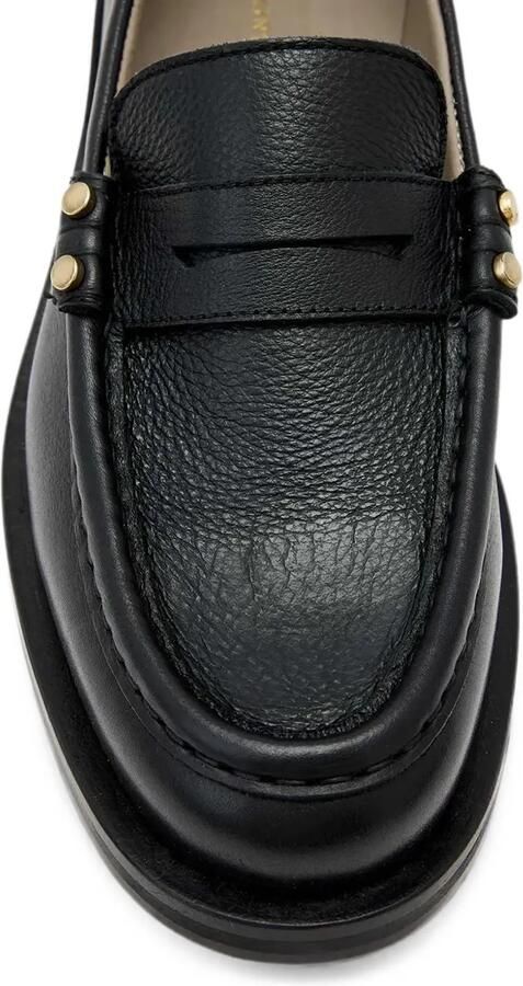 AllSaints Bloom penny loafers verfraaid met studs Zwart - Foto 3