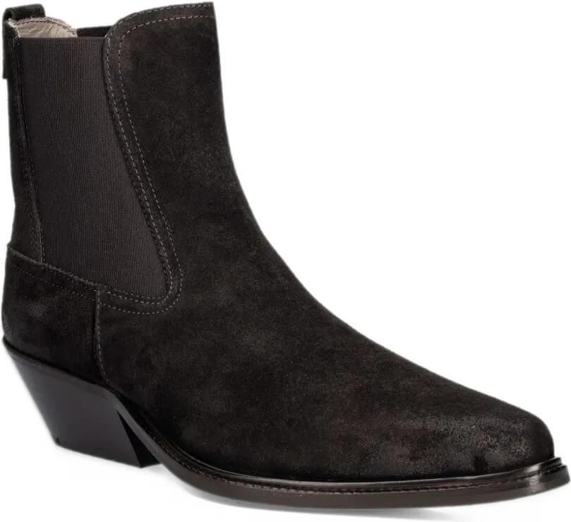 AllSaints Carter suede Chelsea boots Zwart
