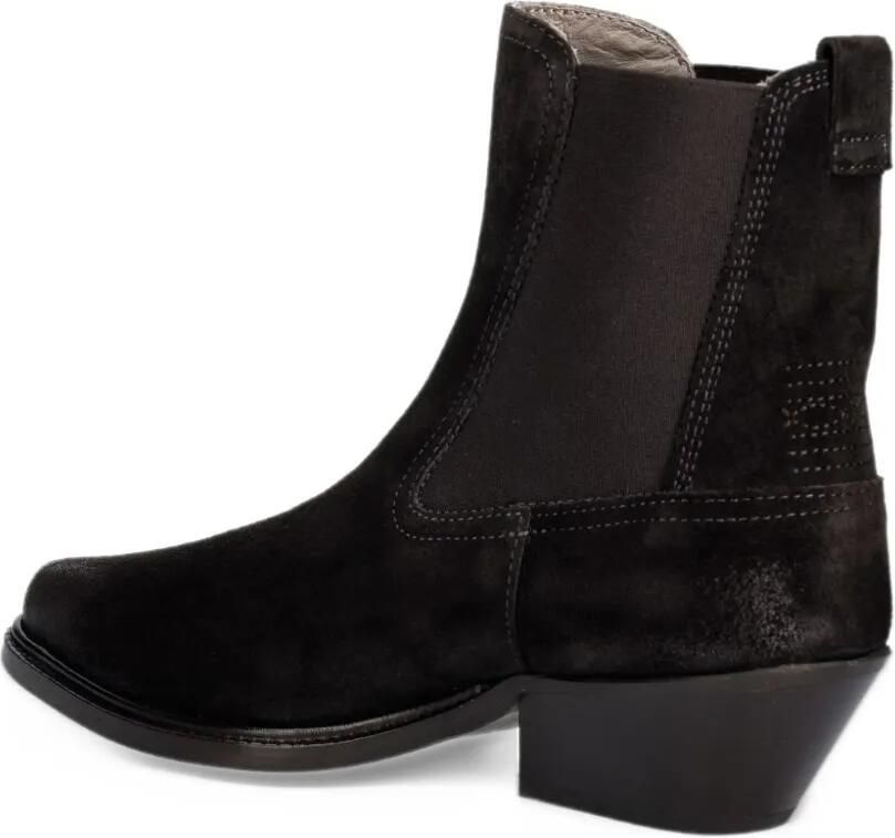 AllSaints Carter suede Chelsea boots Zwart - Foto 2