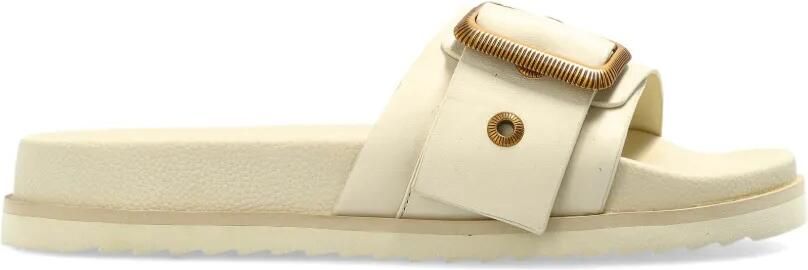 AllSaints Ellie sandalen met gesp Wit