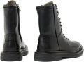 AllSaints Escher combat boots met rits en veter Zwart - Zwart