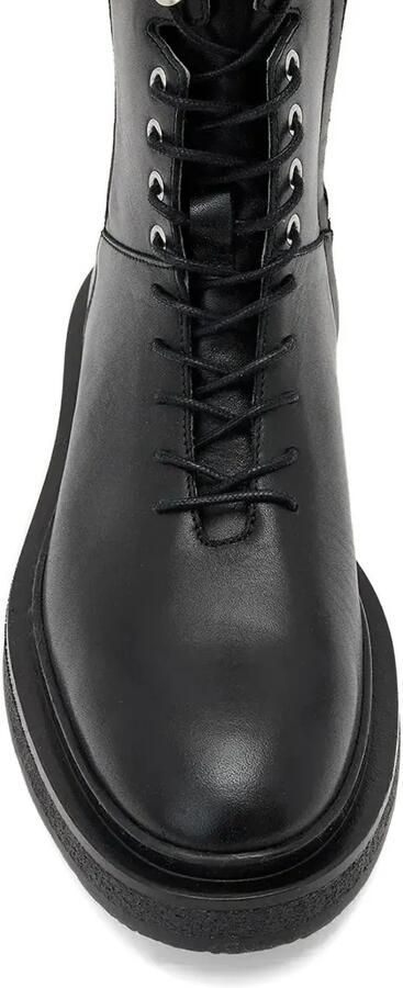 AllSaints Escher combat boots met rits en veter Zwart - Foto 5