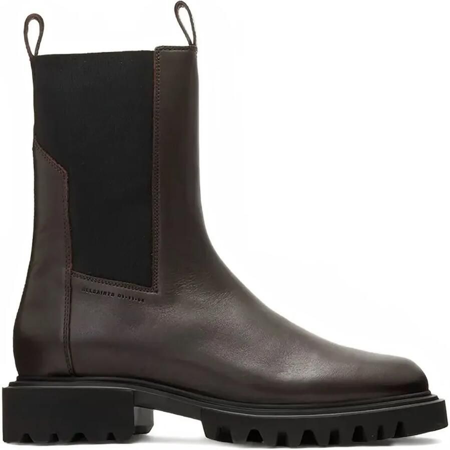 AllSaints Hallie laarzen met chunky zool Bruin
