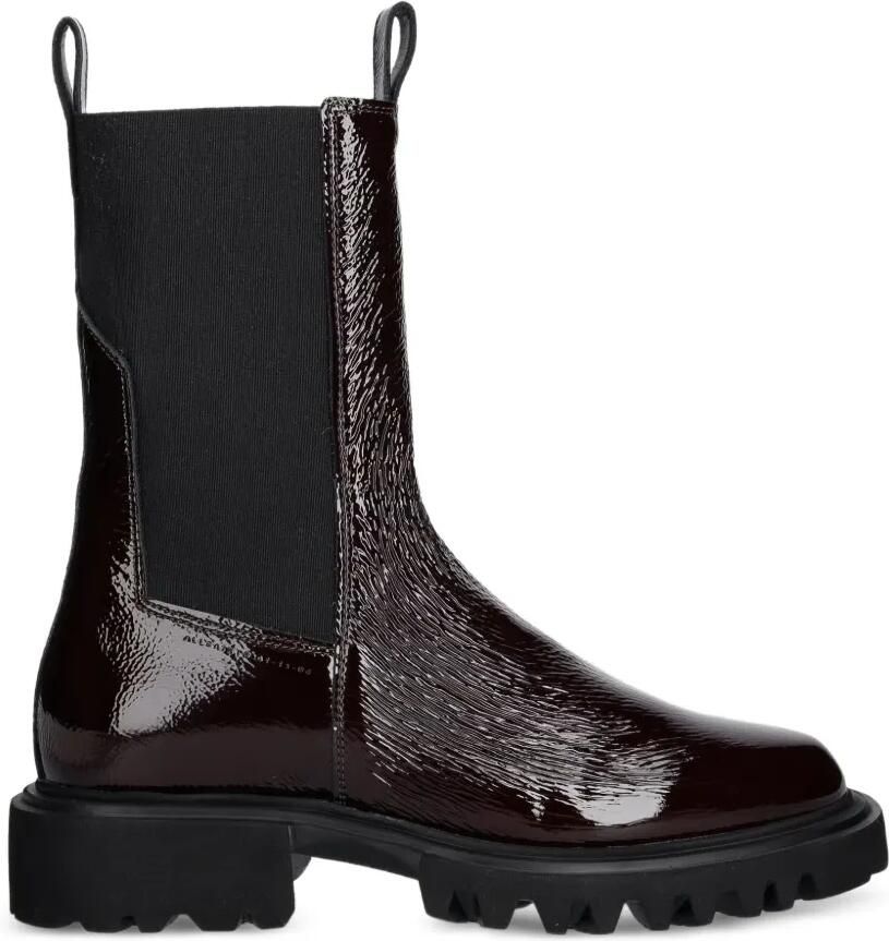 AllSaints Hallie leren laarzen Bruin