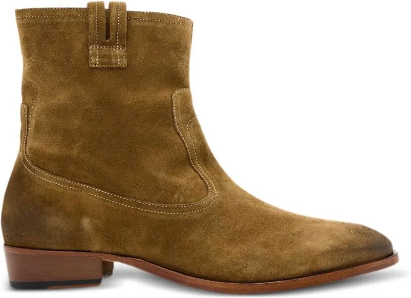 AllSaints Hiro suede ankle boots Bruin