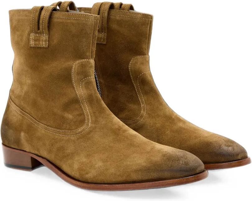 AllSaints Hiro suede ankle boots Bruin - Foto 3