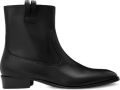 AllSaints Hiro leren laarzen met rits Zwart - Zwart