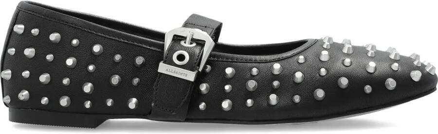 AllSaints Holly ballerina's met studs Zwart
