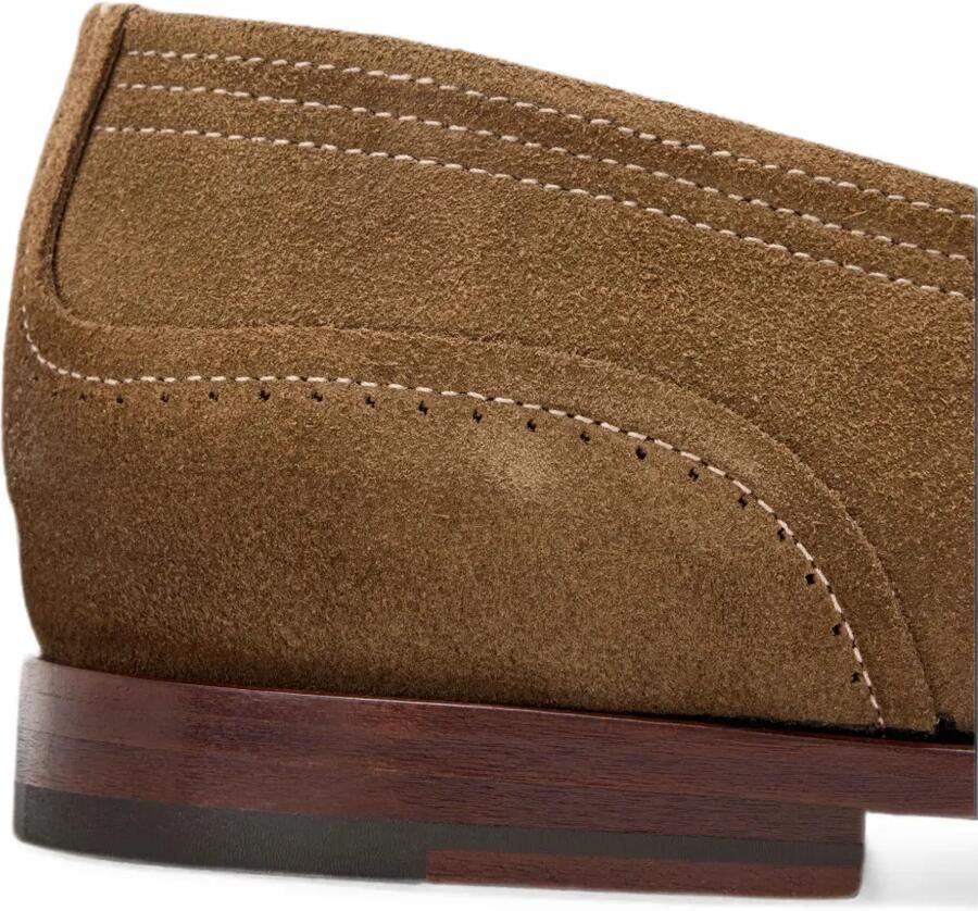 AllSaints Jules loafers met stiksels Bruin - Foto 2