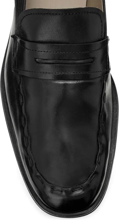 AllSaints Jules loafers met stiksels op de wreef Zwart - Foto 3