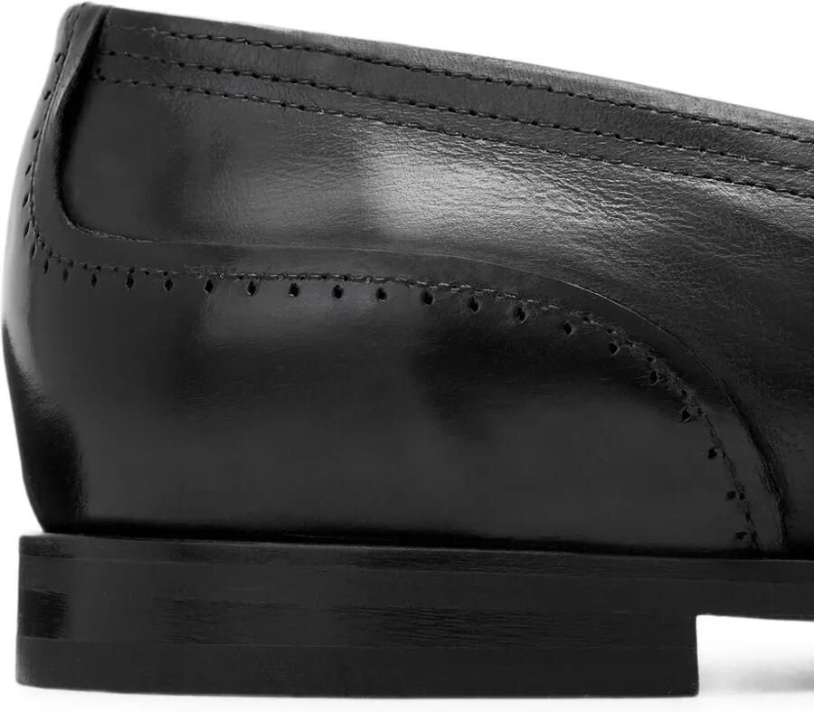 AllSaints Jules loafers met stiksels op de wreef Zwart - Foto 2