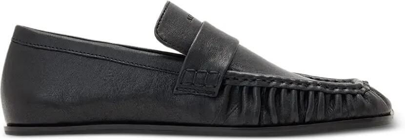 AllSaints Julie leather loafers Zwart