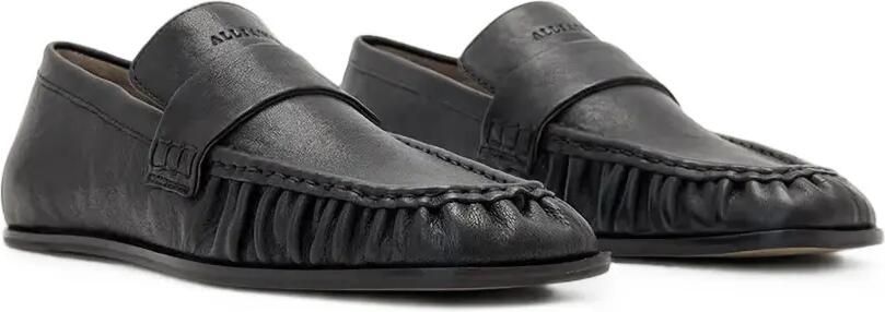 AllSaints Julie leather loafers Zwart - Foto 4