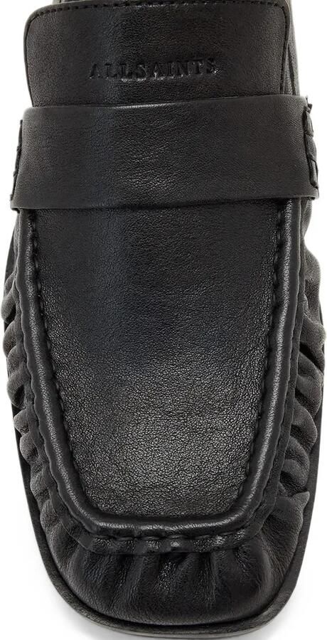 AllSaints Julie leather loafers Zwart - Foto 3