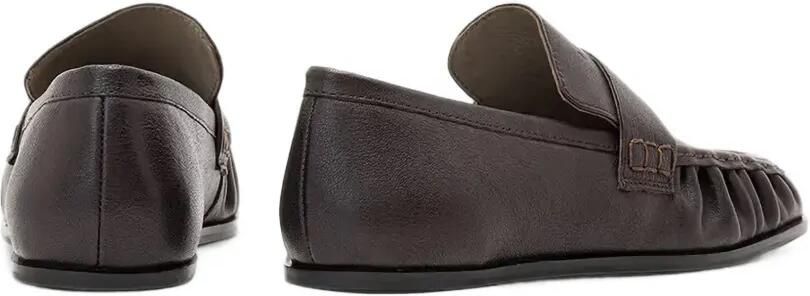 AllSaints Julie leren loafers Bruin - Foto 4
