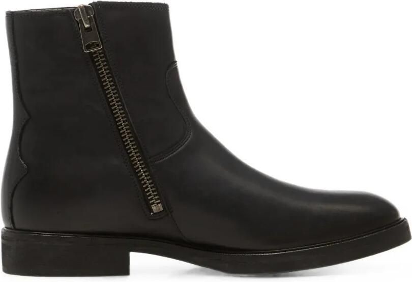 AllSaints Lang leren laarzen met ritssluiting Zwart