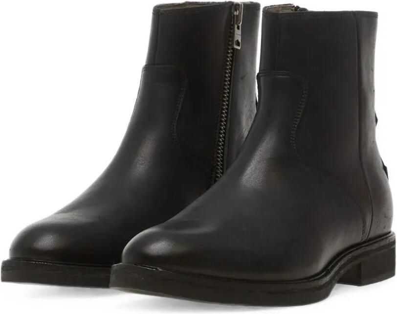 AllSaints Lang leren laarzen met ritssluiting Zwart - Foto 3
