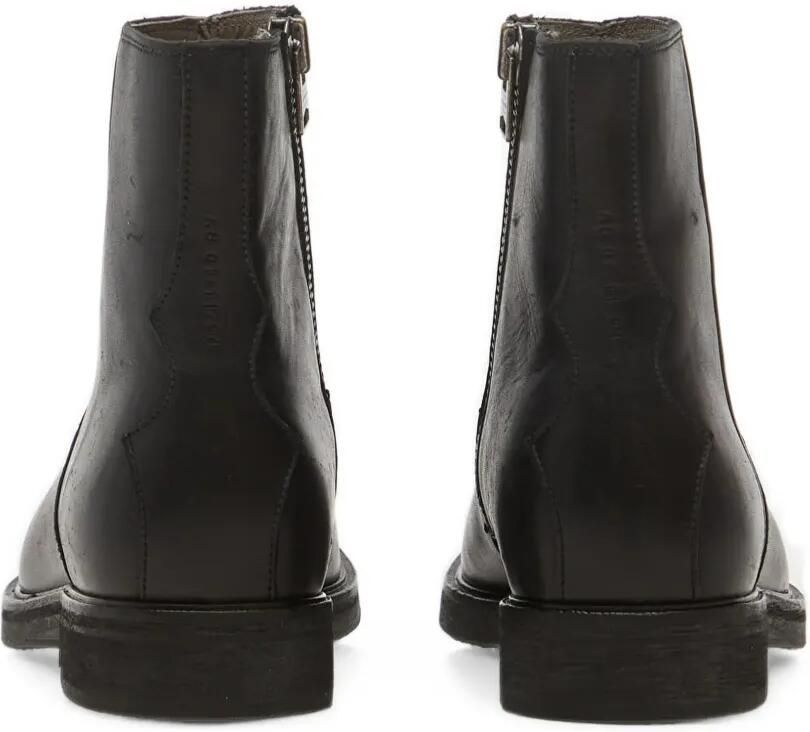 AllSaints Lang leren laarzen met ritssluiting Zwart - Foto 2