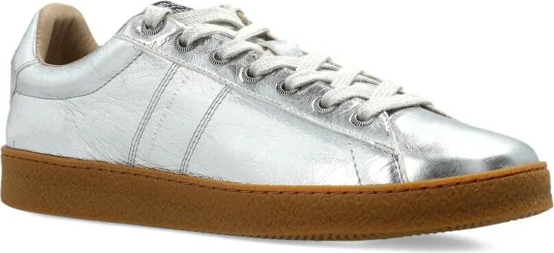 AllSaints Leon low-top sneakers Zilver - Foto 4