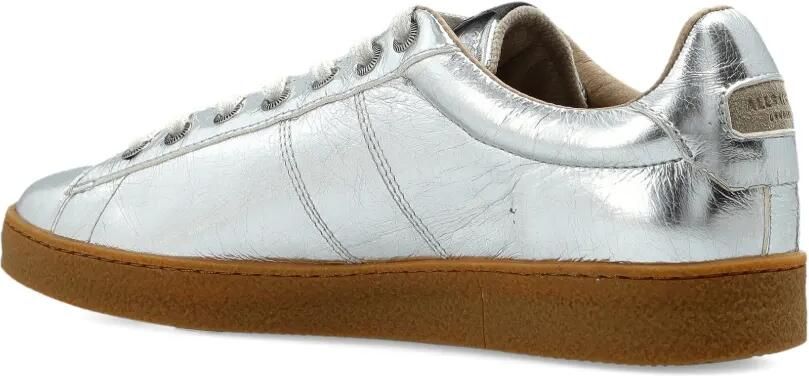 AllSaints Leon low-top sneakers Zilver - Foto 3