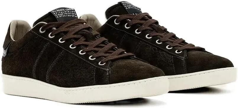 AllSaints Leon suède sneakers Bruin - Foto 4